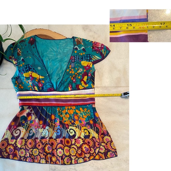 ADRIANA BARRA 🇧🇷 DESIGNER GORGEOUS TOP - Picture 11 of 14